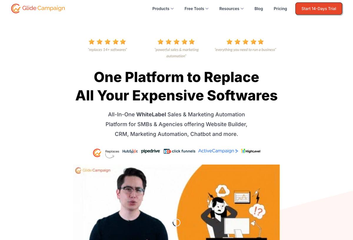 GlideCampaign website